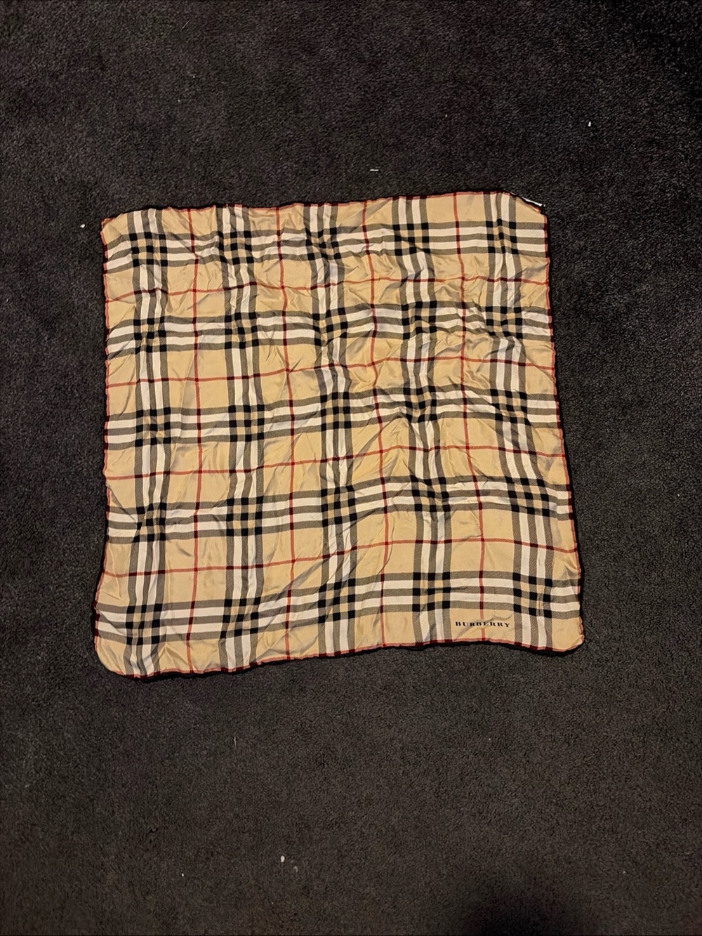 Burberry Silk Handkerchief Nova Check 47cm